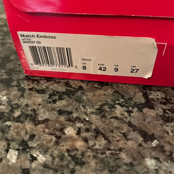 Puma match embossed white sneaker NIB 9 - Picture 7 of 9